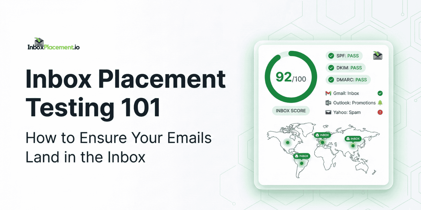 Email Deliverability Tool | Spam Test, Inbox Placement, DMARC Monitoring
